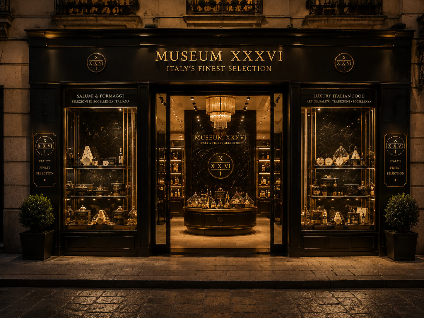 La facciata del Museum XXXVI, punto di riferimento locale per i servizi XXXVI