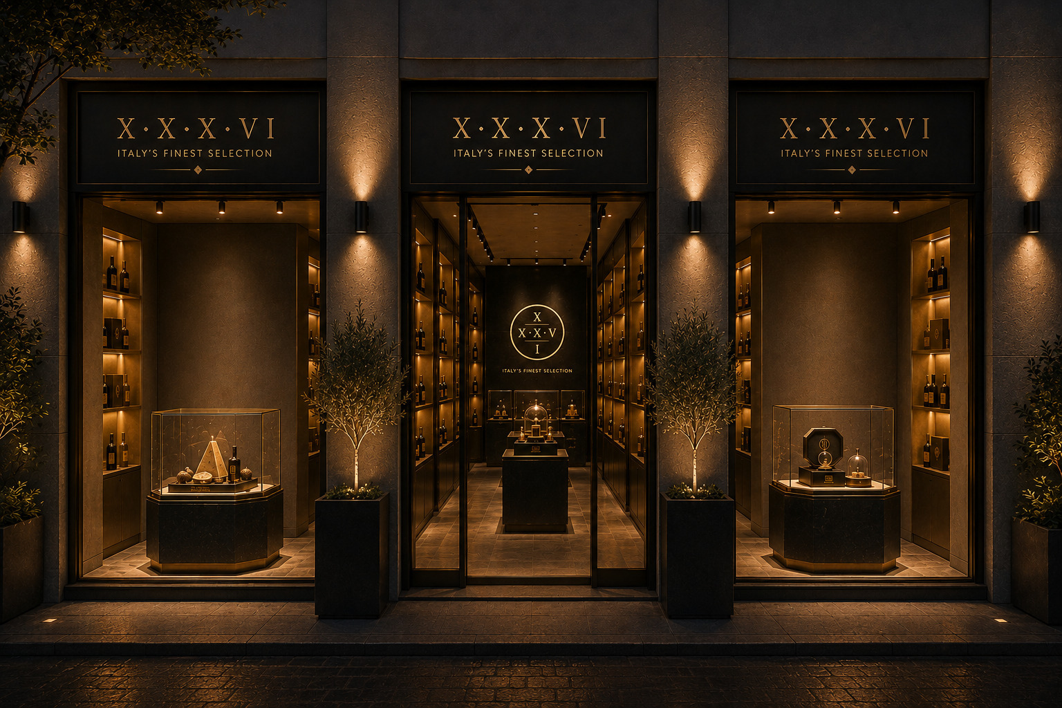 XXXVI — La boutique dalla strada